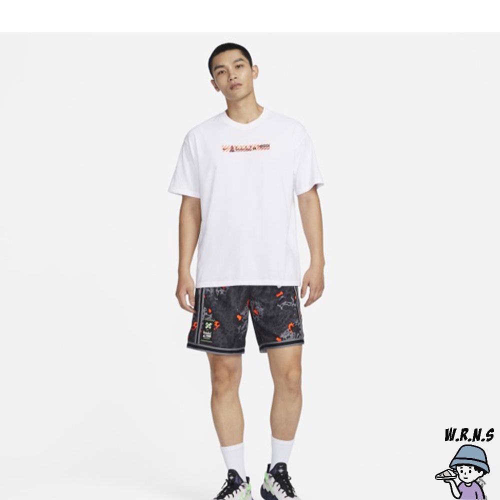 Nike 男裝 短袖上衣 籃球 棉質 白 FQ0355-100-細節圖6