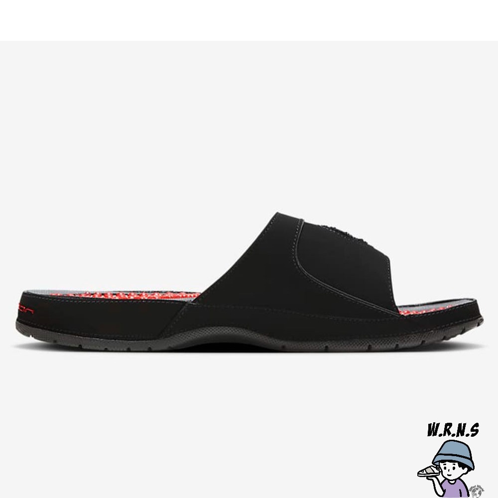 Nike 男鞋 拖鞋 Jordan Hydro VIII Retro 黑紅FD7674-001-細節圖4