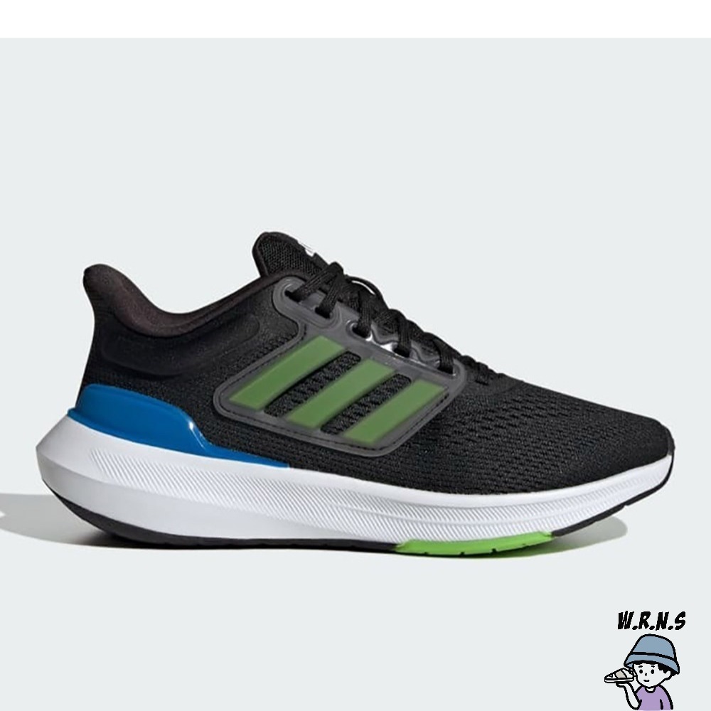 Adidas 女鞋 大童 慢跑鞋 避震 ULTRABOUNCE J 黑IG5398-細節圖2