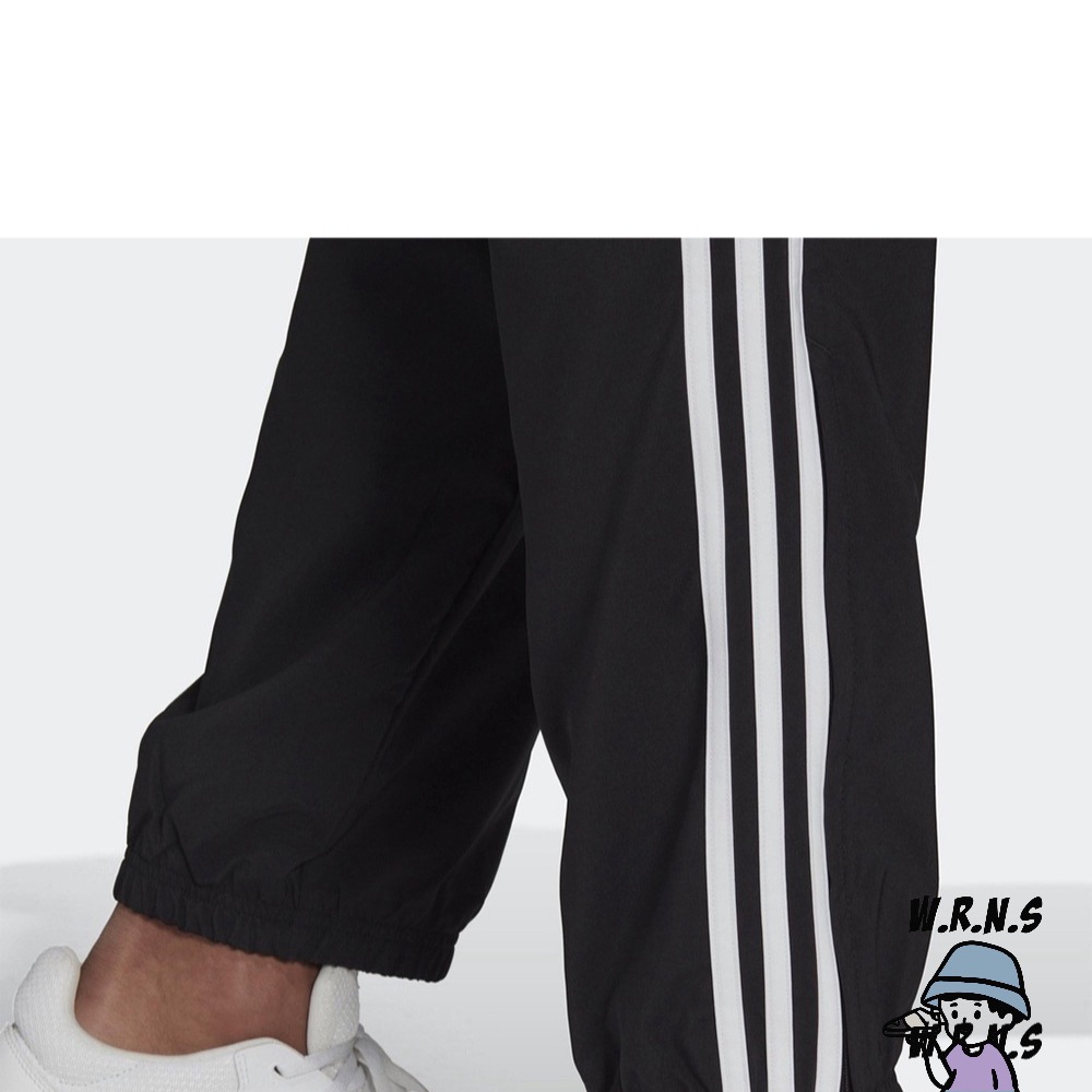 Adidas 男裝 長褲 拉鍊口袋 三條線 排汗 黑GK8989-細節圖7