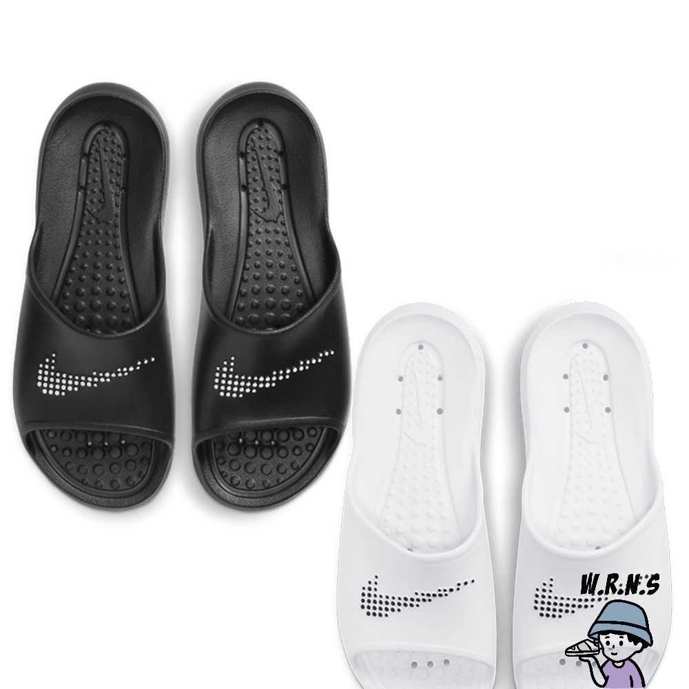 Nike 男鞋 女鞋 拖鞋 防水 Victori One 黑/白CZ5478-001/CZ5478-100-細節圖2