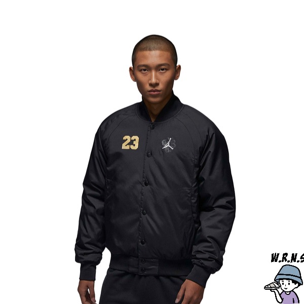 Nike 男裝 外套 Jordan 龍年 黑 FZ6436-010-細節圖6