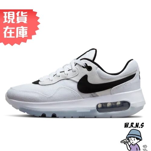 Nike 女鞋 大童 休閒鞋 Air Max Motif GS 氣墊 白黑 DH9388-100