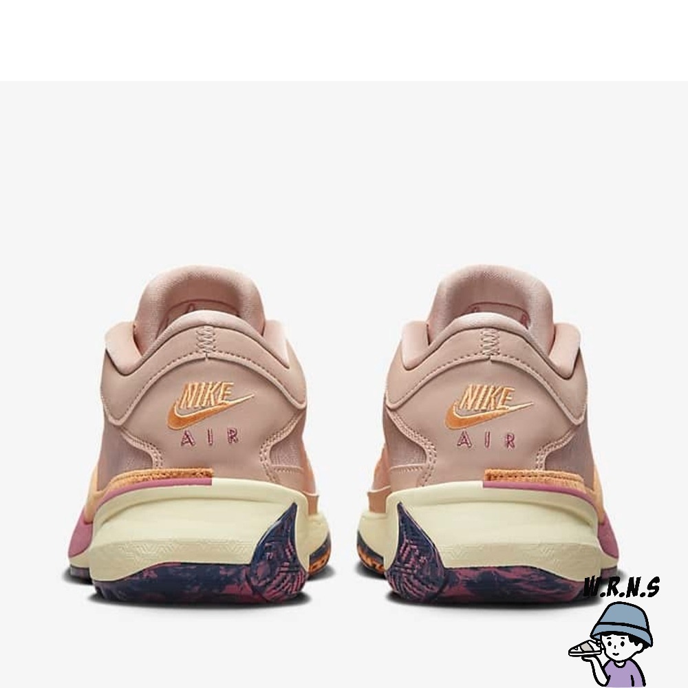 Nike 男鞋 籃球鞋 字母哥 Zoom Freak 5 EP 粉橘 DX4996-200-細節圖5