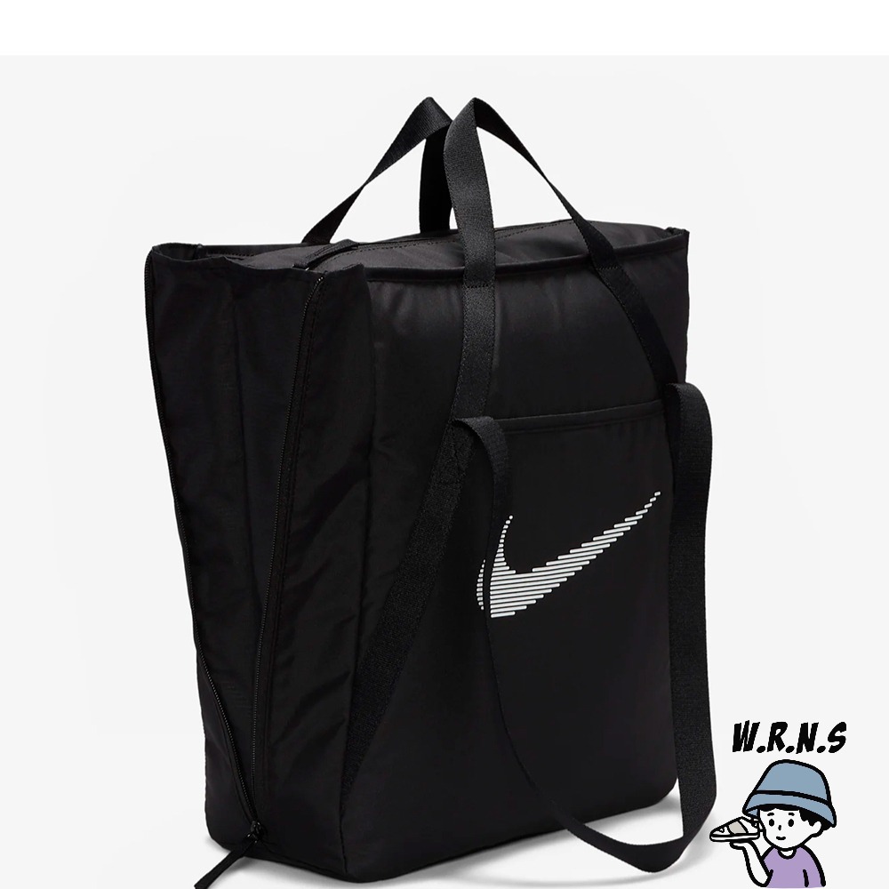 Nike 側背包 托特包 大容量 黑 DR7217-010-細節圖4