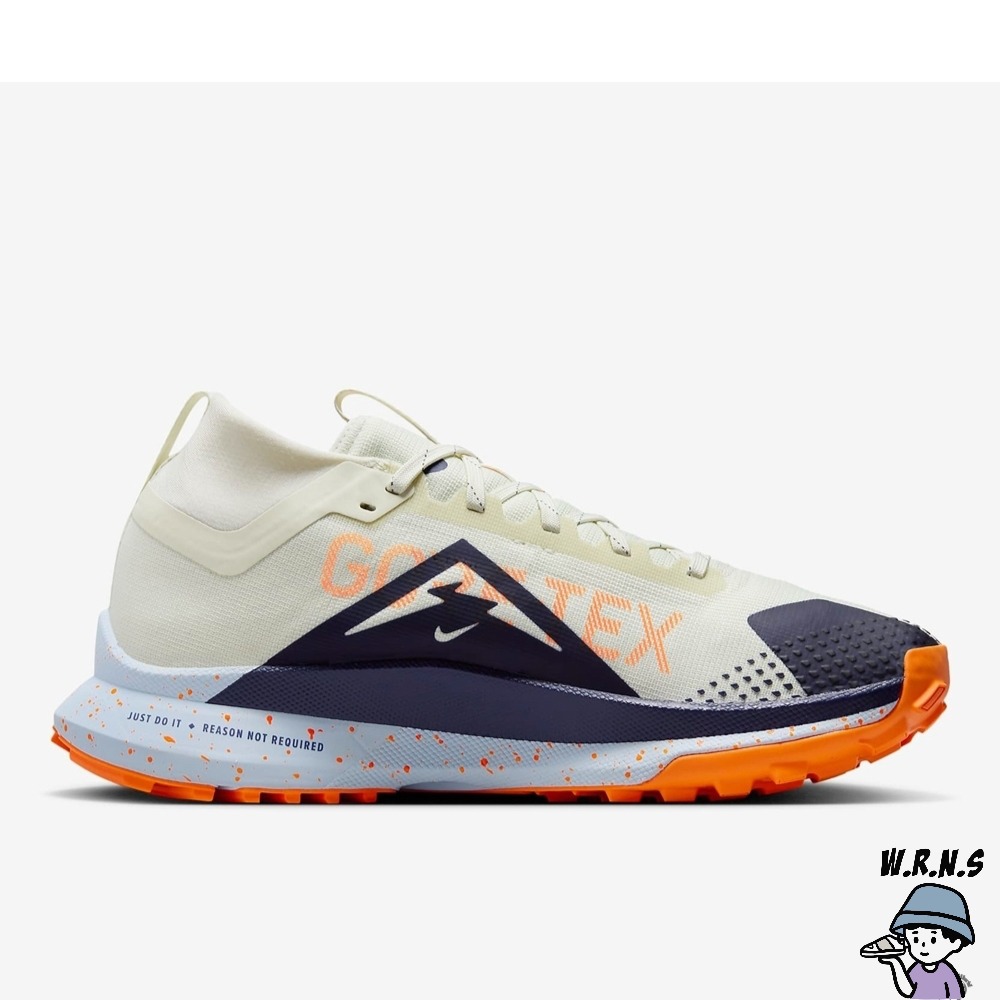 Nike 男鞋 越野慢跑鞋 防水 Pegasus Trail 4 GTX 米白藍 DJ7926-004-細節圖3