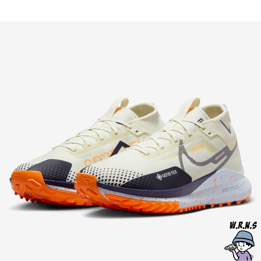 Nike 男鞋 越野慢跑鞋 防水 Pegasus Trail 4 GTX 米白藍 DJ7926-004-細節圖4