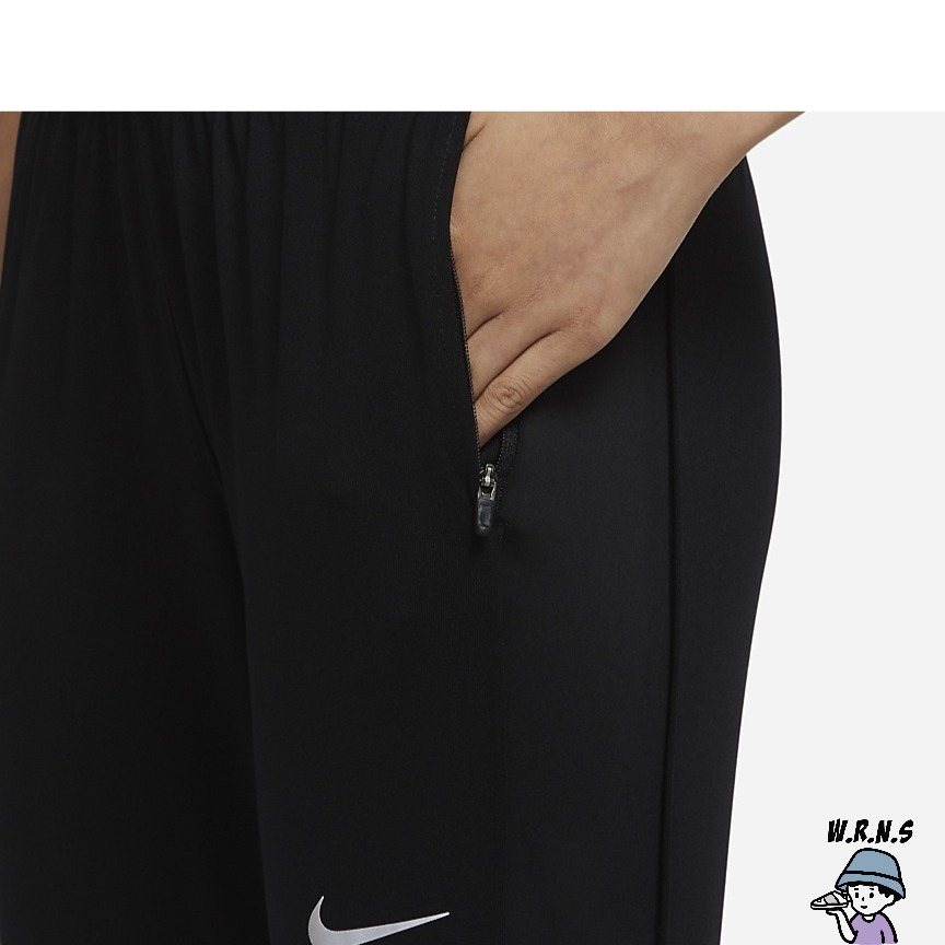 Nike 女裝 長褲 修身 慢跑 訓練 保暖 口袋 反光 黑 DD6473-010-細節圖4