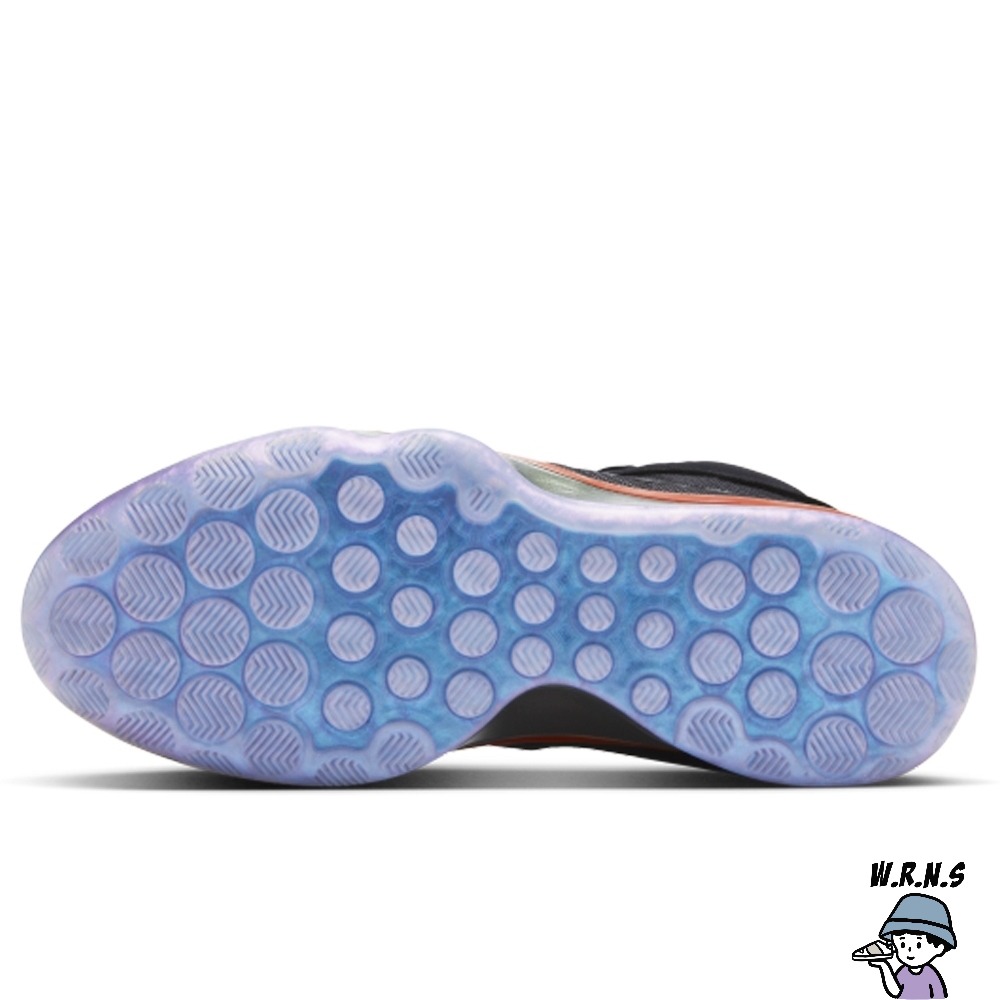 Nike 男鞋 籃球鞋 AIR ZOOM G.T. HUSTLE 2 GTE EP 黑FV4139-001-細節圖7