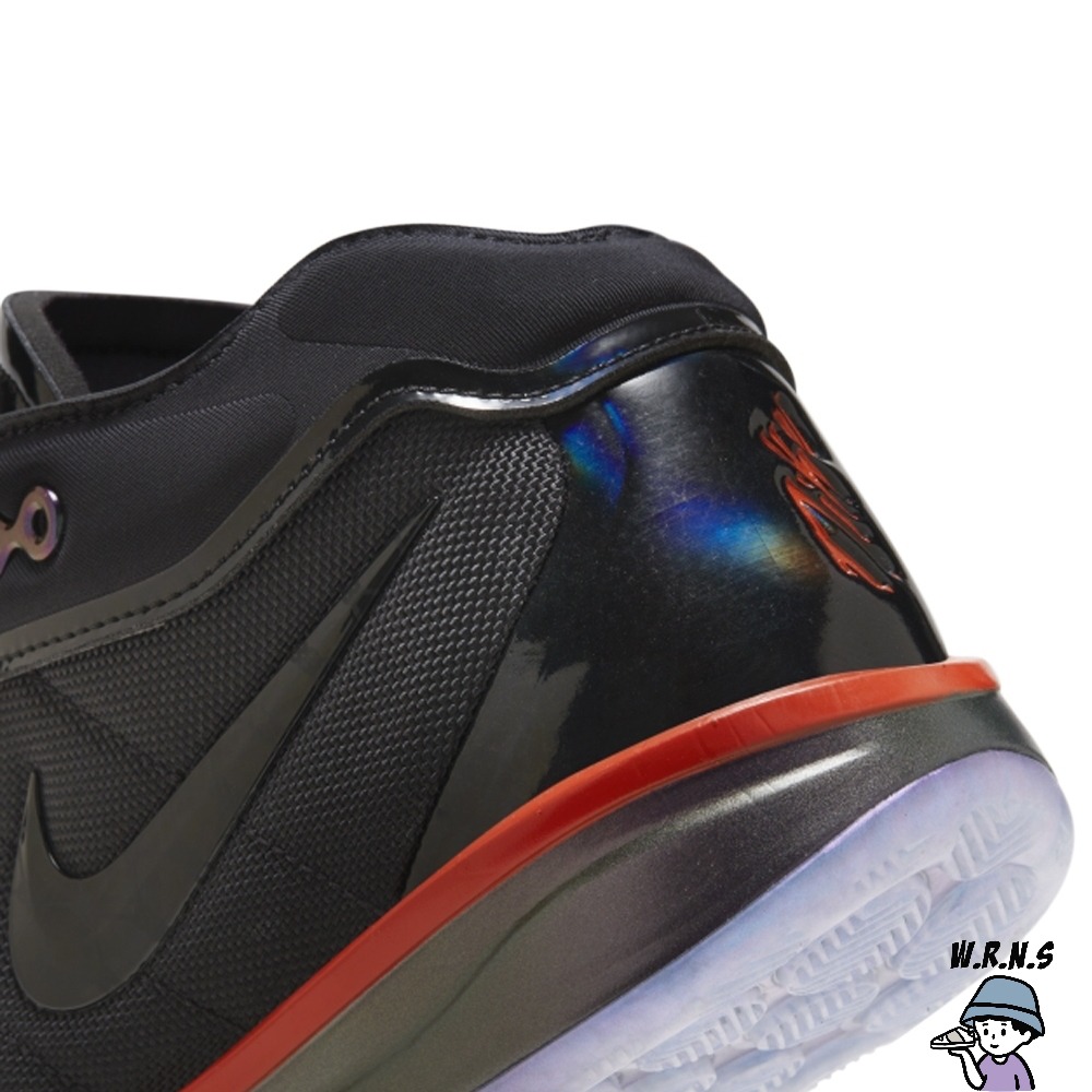 Nike 男鞋 籃球鞋 AIR ZOOM G.T. HUSTLE 2 GTE EP 黑FV4139-001-細節圖8