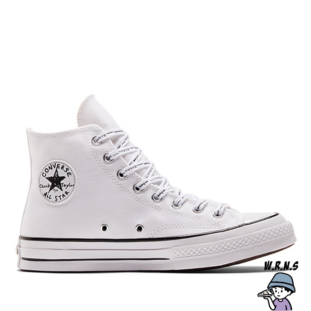 Converse 男鞋 女鞋 休閒鞋 帆布鞋 高筒 Chuck 70 HI 手繪風A03751C-細節圖2