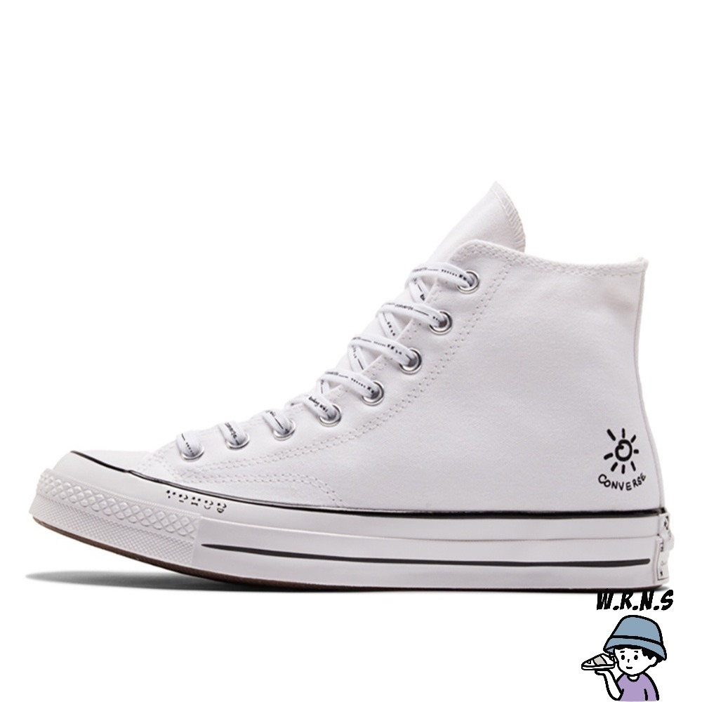 Converse 男鞋 女鞋 休閒鞋 帆布鞋 高筒 Chuck 70 HI 手繪風A03751C-細節圖3