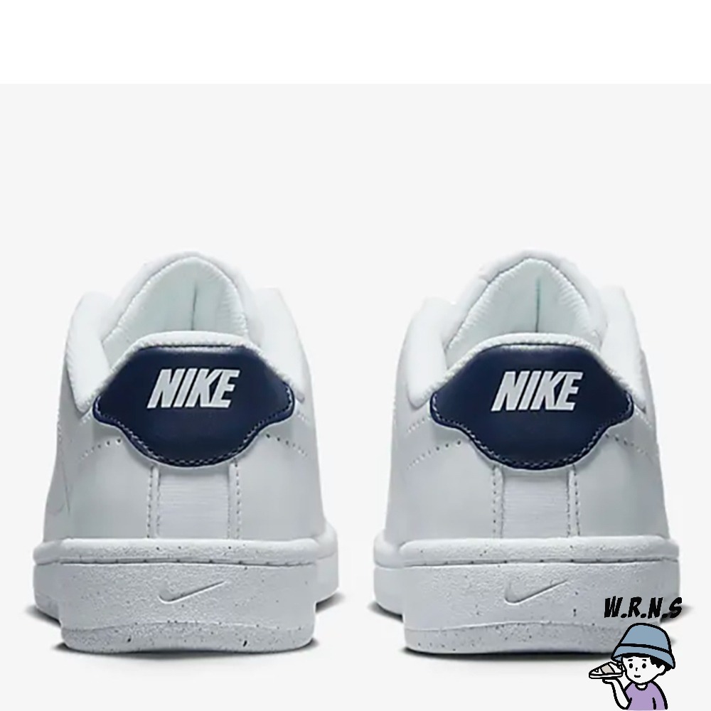 Nike 男鞋 休閒鞋 Court Royale 2 NN 皮革 白 深藍DX5939-102-細節圖6
