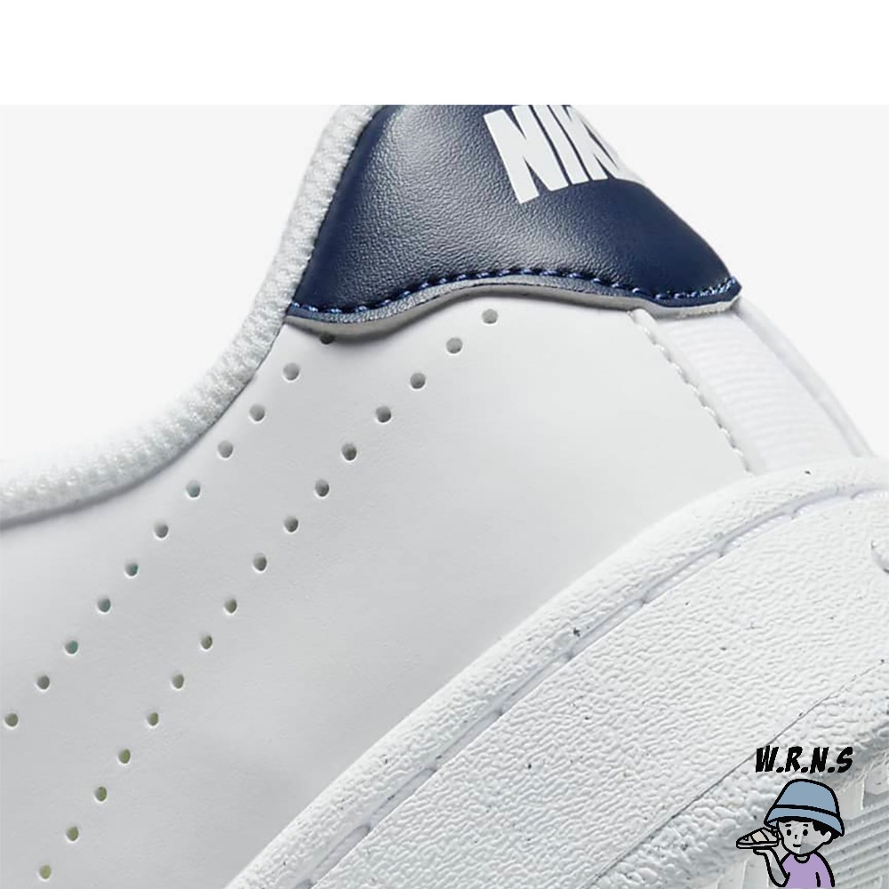 Nike 男鞋 休閒鞋 Court Royale 2 NN 皮革 白 深藍DX5939-102-細節圖9