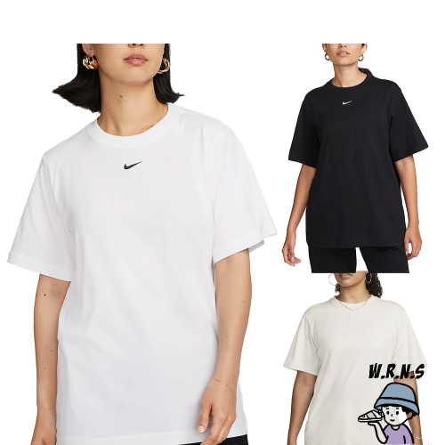 Nike 女裝 短袖上衣 純棉 白/黑/米 FD4150-100/FD4150-010/FD4150-104