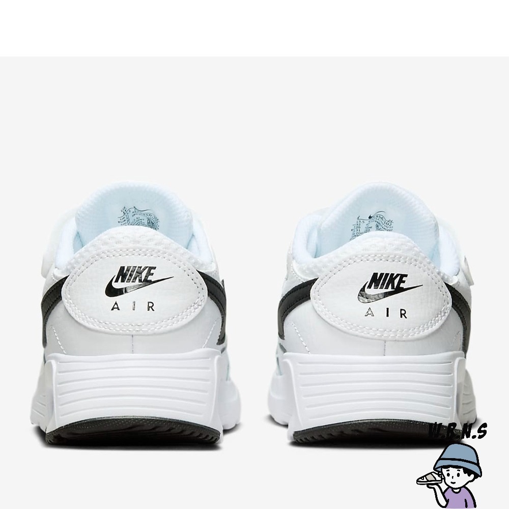 Nike 童鞋 中童 慢跑鞋 魔鬼氈 Air Max SC 白黑 CZ5356-102-細節圖5