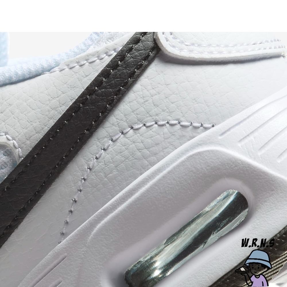 Nike 童鞋 中童 慢跑鞋 魔鬼氈 Air Max SC 白黑 CZ5356-102-細節圖7