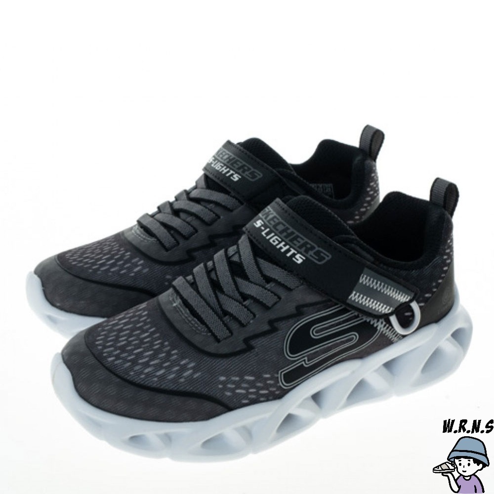 Skechers 童鞋 魔鬼氈 TWISTY BRIGHTS【401625LBLBK/401625LCCBK-細節圖6