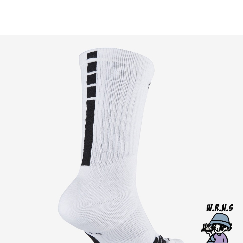 NIKE 襪子 籃球襪 長襪 中筒襪 NBA 白 SX7587-100/黑 SX7587-010-細節圖4