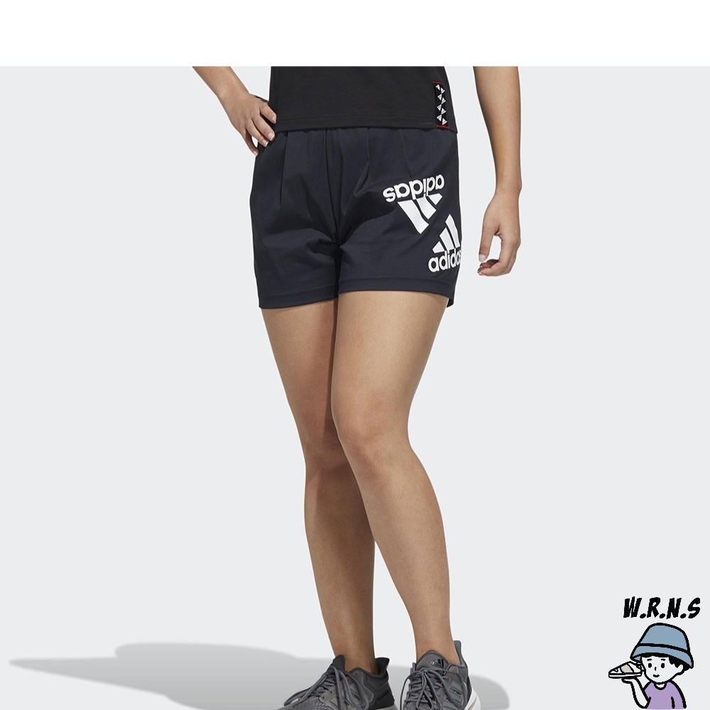 Adidas 女裝 短褲 排汗 口袋 黑 HE9952-細節圖3