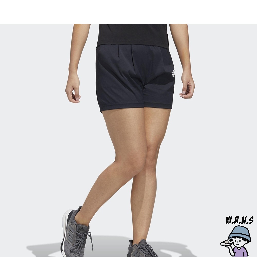 Adidas 女裝 短褲 排汗 口袋 黑 HE9952-細節圖4
