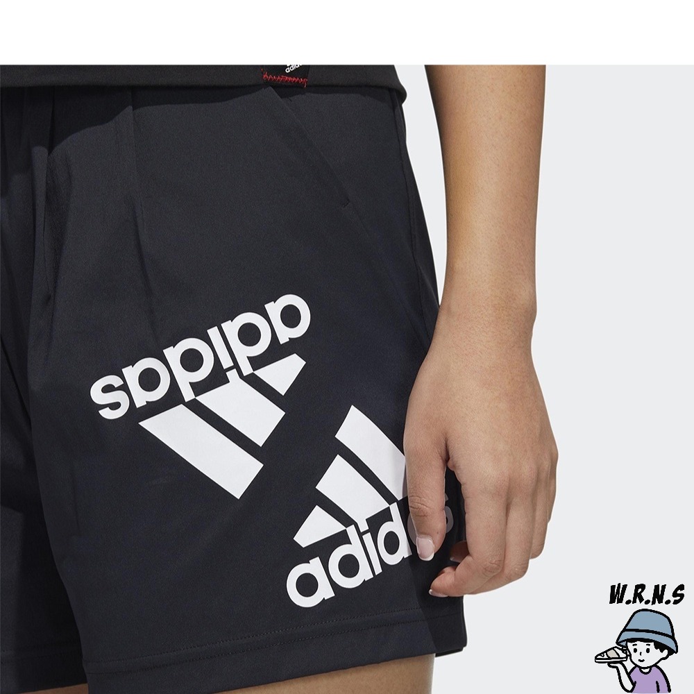 Adidas 女裝 短褲 排汗 口袋 黑 HE9952-細節圖7