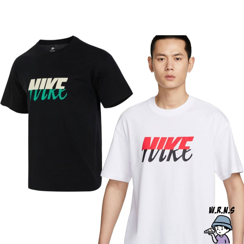 Nike 男裝 短袖上衣 棉質 黑/白 FD1287-010/FD1287-100