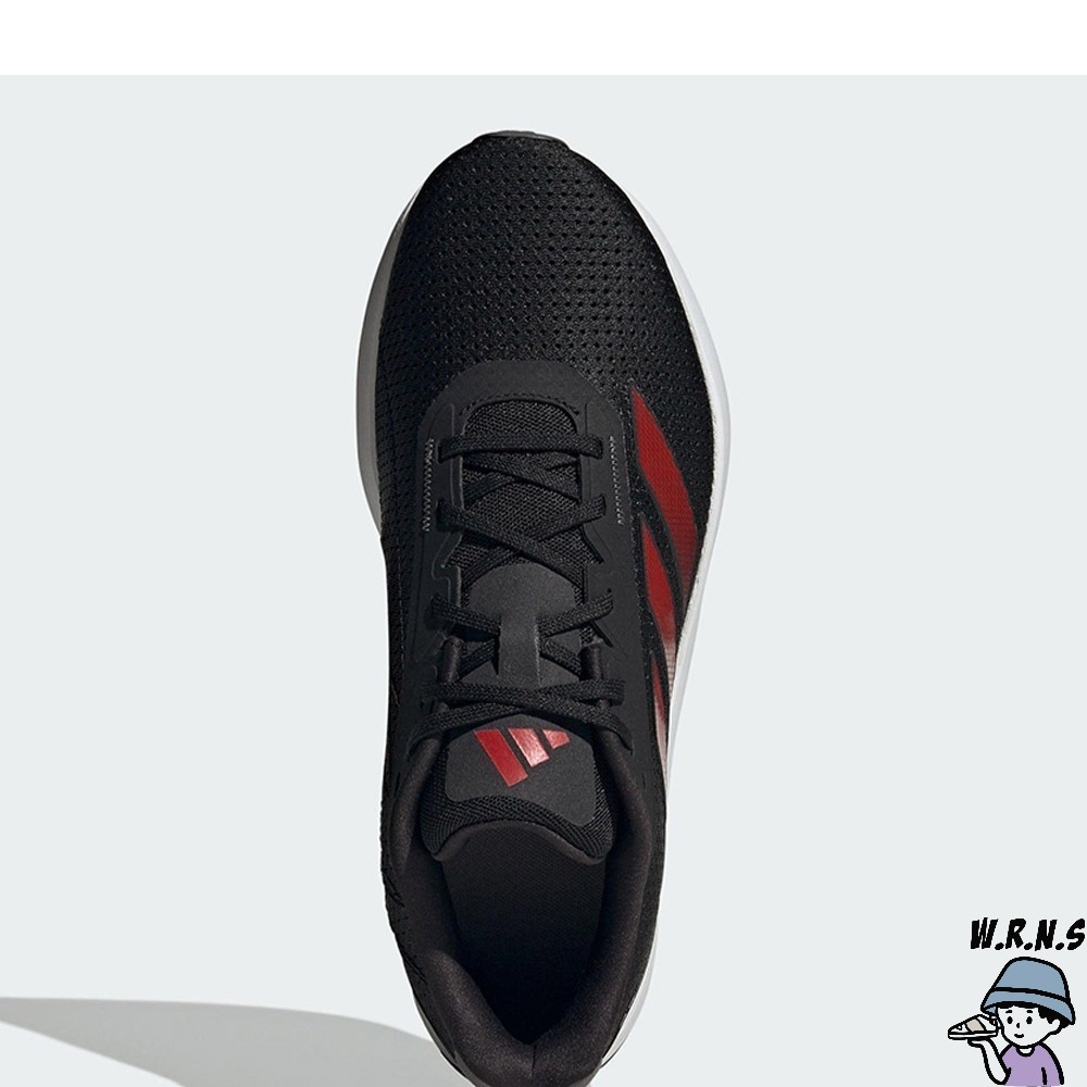 Adidas 男鞋 慢跑鞋 避震 輕量 DURAMO SL 黑紅 IE9696-細節圖5
