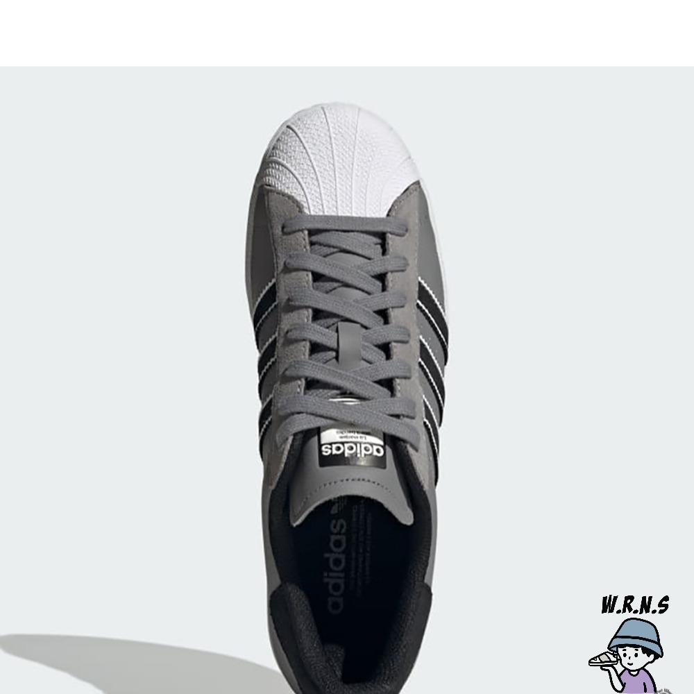 Adidas 男鞋 休閒鞋 皮革 貝殼頭 SUPERSTAR 灰 IF7981-細節圖5