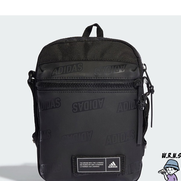 Adidas 斜背包 側背包 小包 黑【W.R.N.S】HY0742-細節圖2
