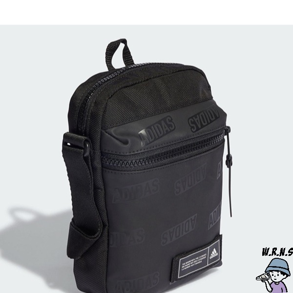 Adidas 斜背包 側背包 小包 黑【W.R.N.S】HY0742-細節圖4