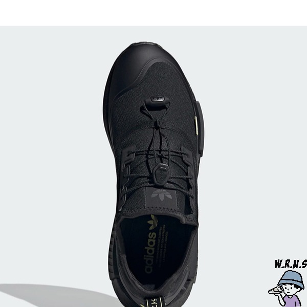 Adidas 男鞋 休閒鞋 免綁帶 襪套 NMD_R1 黑【W.R.N.S】ID4713-細節圖5