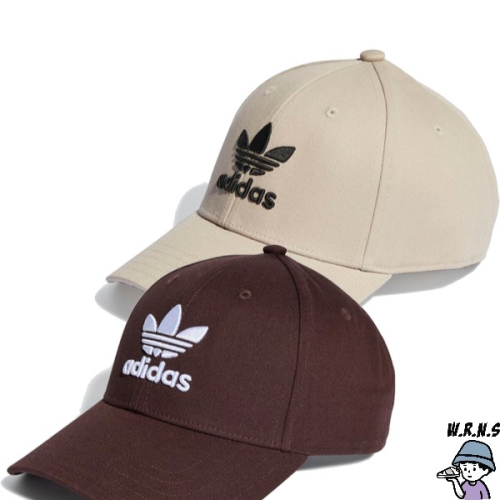 Adidas 帽子 老帽 刺繡 棉 燕麥/咖【W.R.N.S】IL4845/IL4846
