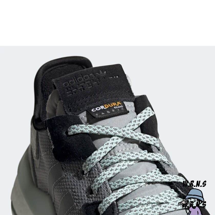 ADIDAS NITE JOGGER 女鞋 慢跑 休閒 反光 BOOST 灰 綠EE5913-細節圖8