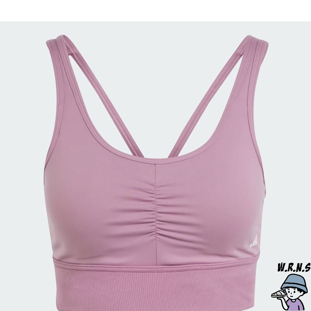 Adidas 女裝 運動內衣 中度支撐 可拆式胸墊 粉IL2944-細節圖2