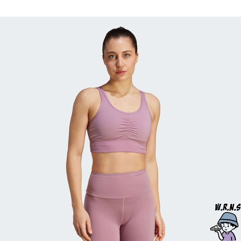 Adidas 女裝 運動內衣 中度支撐 可拆式胸墊 粉IL2944-細節圖3
