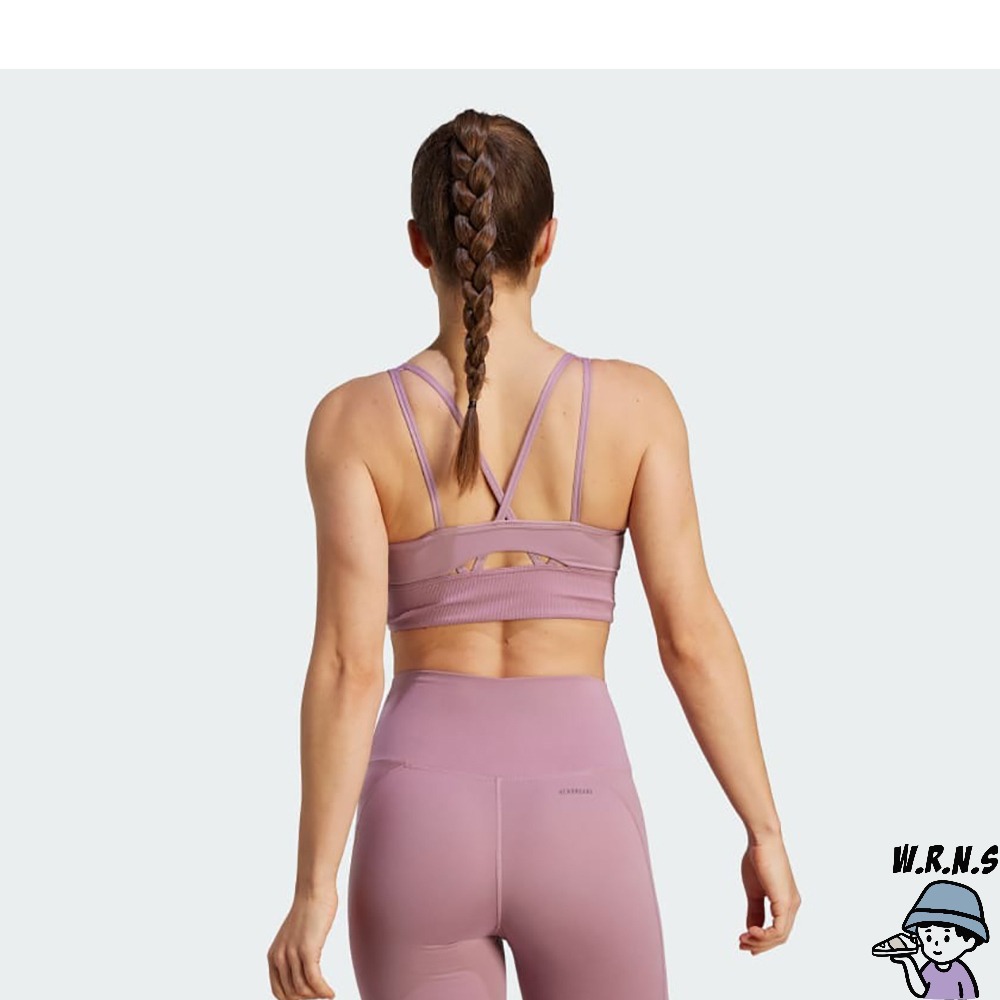 Adidas 女裝 運動內衣 中度支撐 可拆式胸墊 粉IL2944-細節圖4