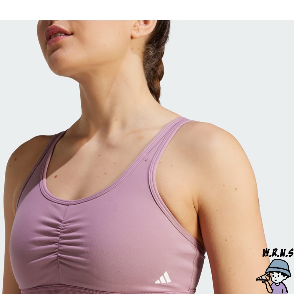 Adidas 女裝 運動內衣 中度支撐 可拆式胸墊 粉IL2944-細節圖6