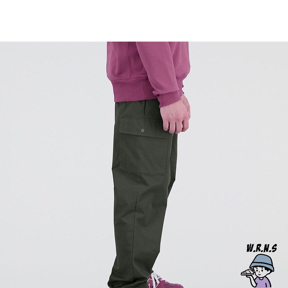 New Balance 男裝 長褲 大口袋 棉質 綠AMP31526COG-細節圖4