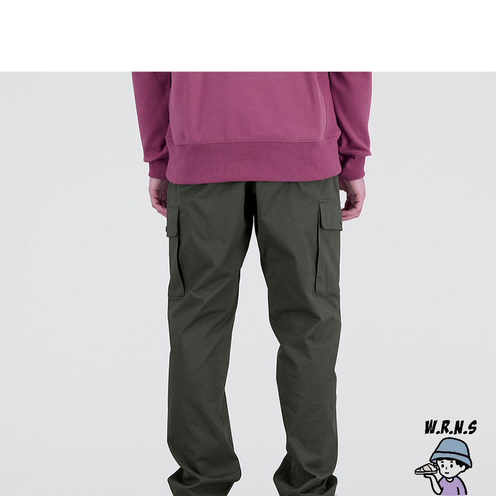 New Balance 男裝 長褲 大口袋 棉質 綠AMP31526COG-細節圖5