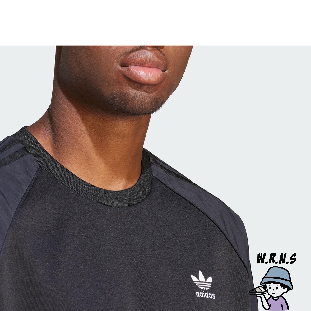 Adidas 男裝 短袖上衣 寬鬆 黑II5780-細節圖6