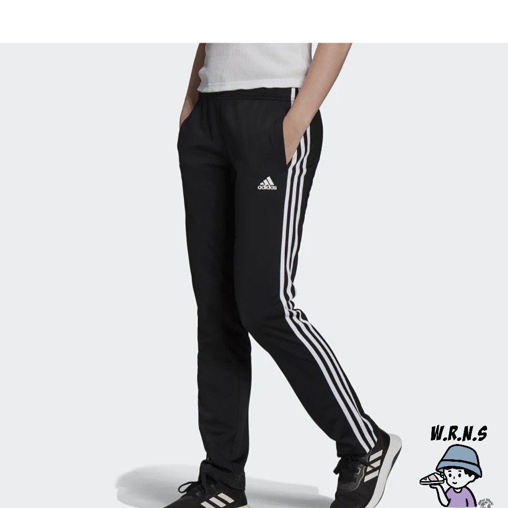 Adidas 女裝 長褲 口袋 黑H48451-細節圖3