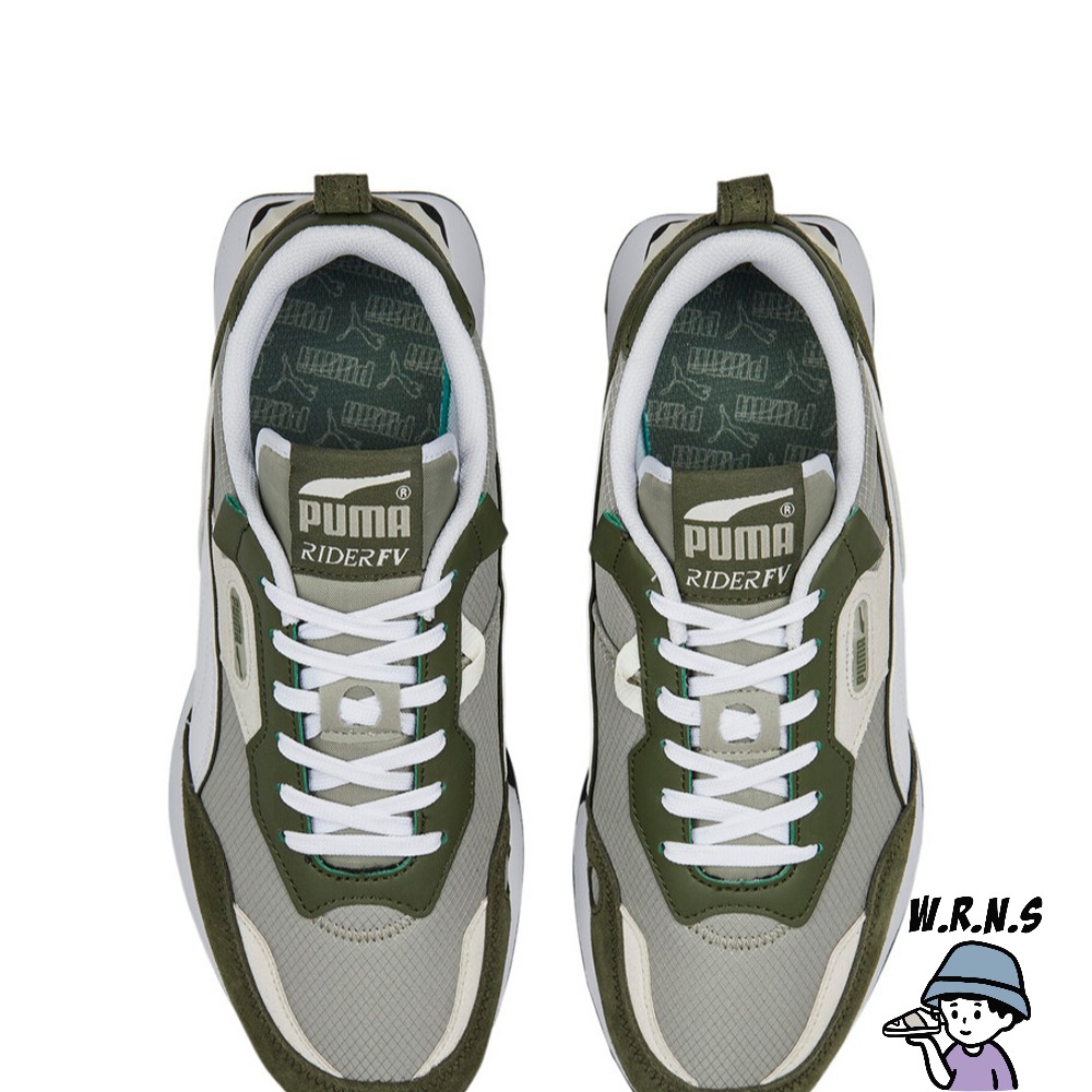 Puma 男鞋 休閒鞋 Rider FV Future Vintage 橄欖綠38767224-細節圖4