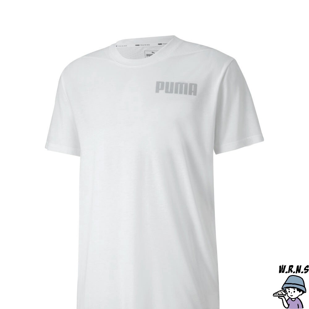 PUMA 男裝 短袖上衣 短T 透氣 白 歐規 51899203-細節圖2