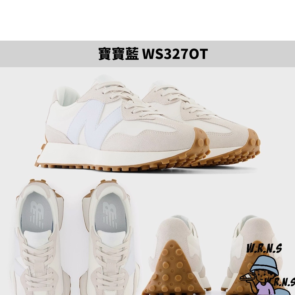 New Balance 327 女鞋 B楦 休閒鞋 麂皮 皮革WS327OT/WS327OR/WS327OS-細節圖3