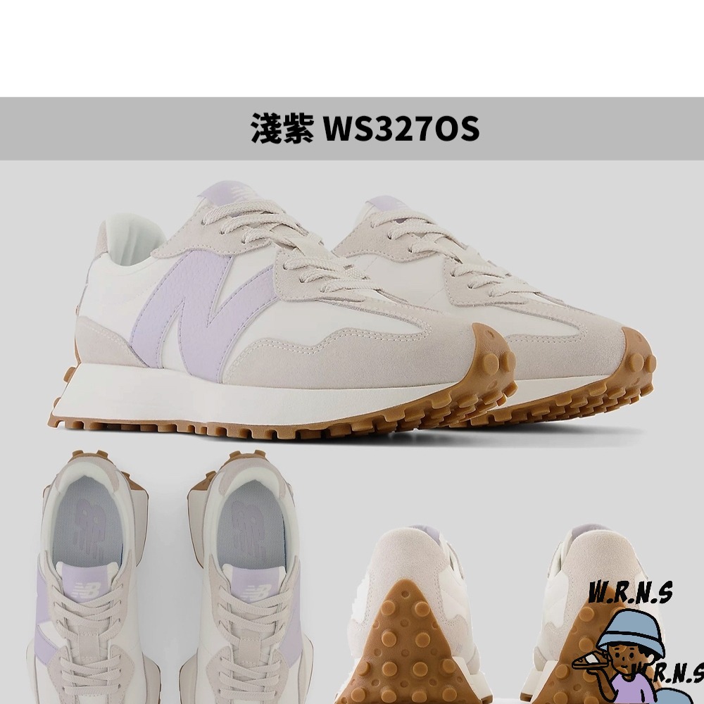 New Balance 327 女鞋 B楦 休閒鞋 麂皮 皮革WS327OT/WS327OR/WS327OS-細節圖5