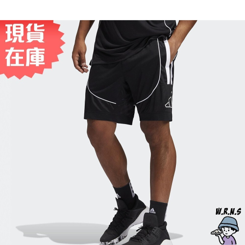 Adidas 男裝 短褲 籃球褲 吸濕 排汗 寬鬆 口袋 黑GL0476
