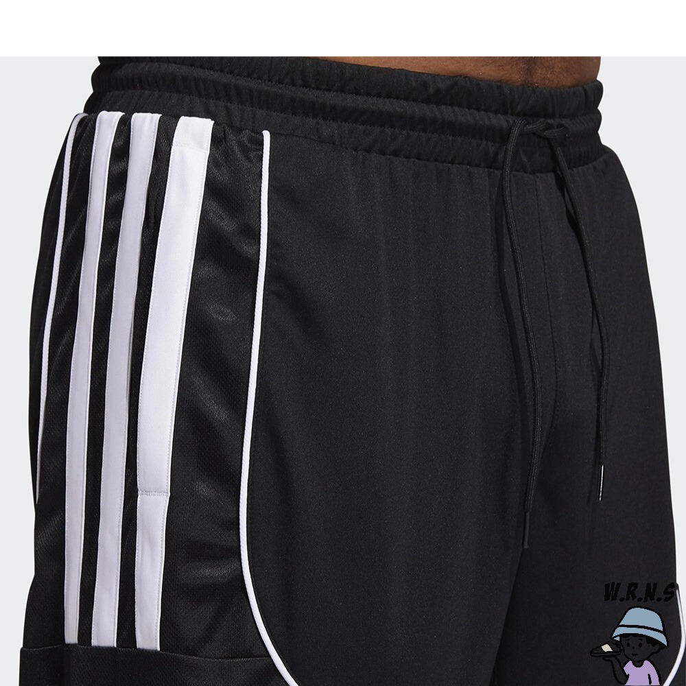 Adidas 男裝 短褲 籃球褲 吸濕 排汗 寬鬆 口袋 黑GL0476-細節圖6