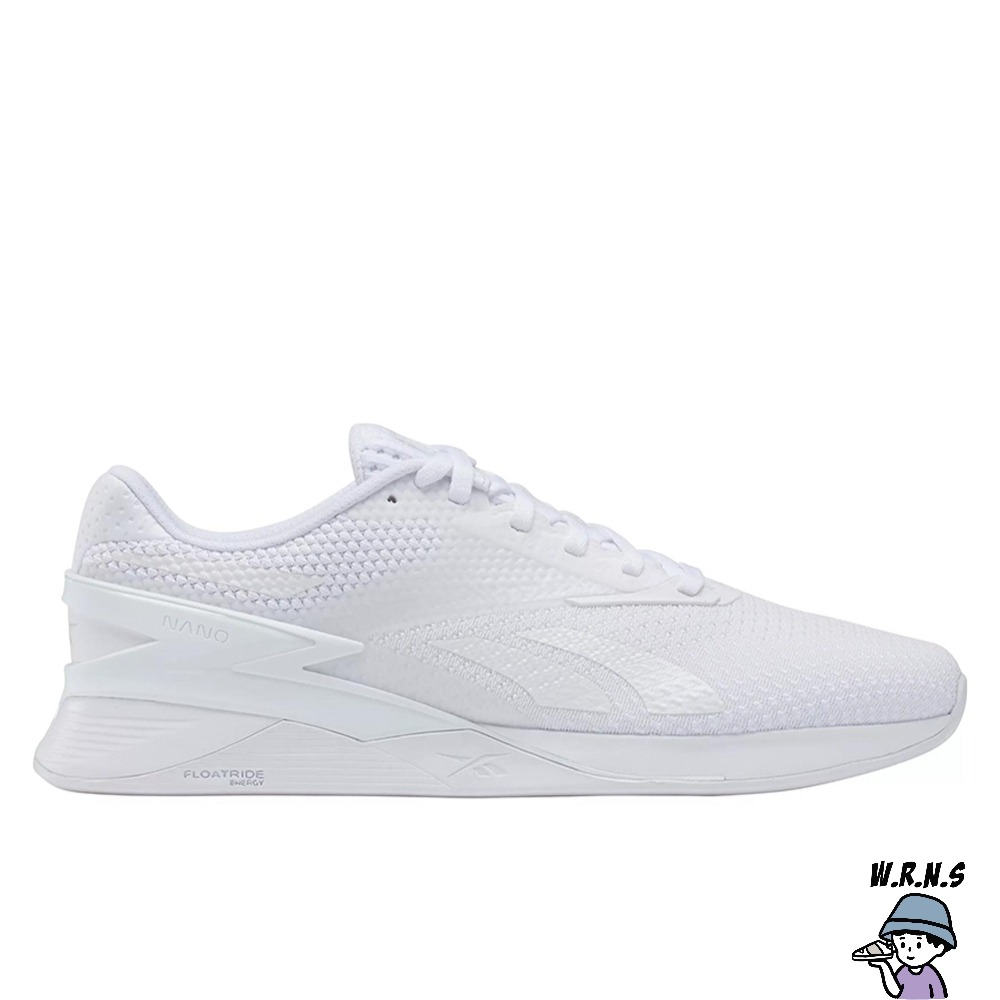 Reebok 男鞋 女鞋 訓練鞋 健身 重訓 耐磨 Nano X3 白100033777-細節圖2