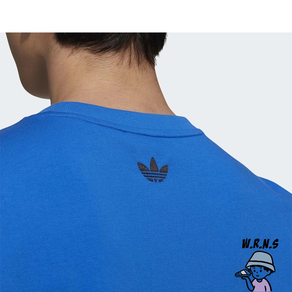 Adidas X DISNEY PIXAR MANGA 男裝 短袖上衣 怪獸電力公司 毛怪 藍HD9084-細節圖6